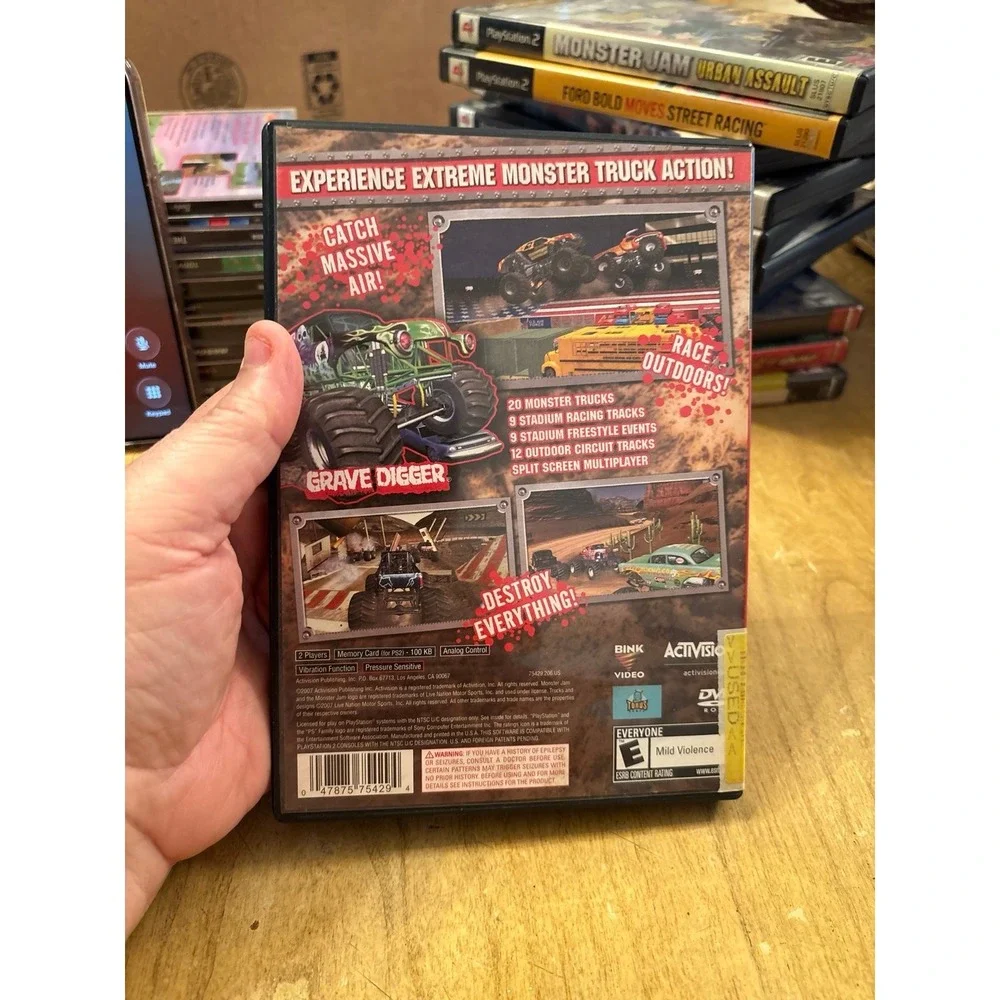 Monster Jam (PlayStation 2 PS2) CIB COMPLETE & TESTED